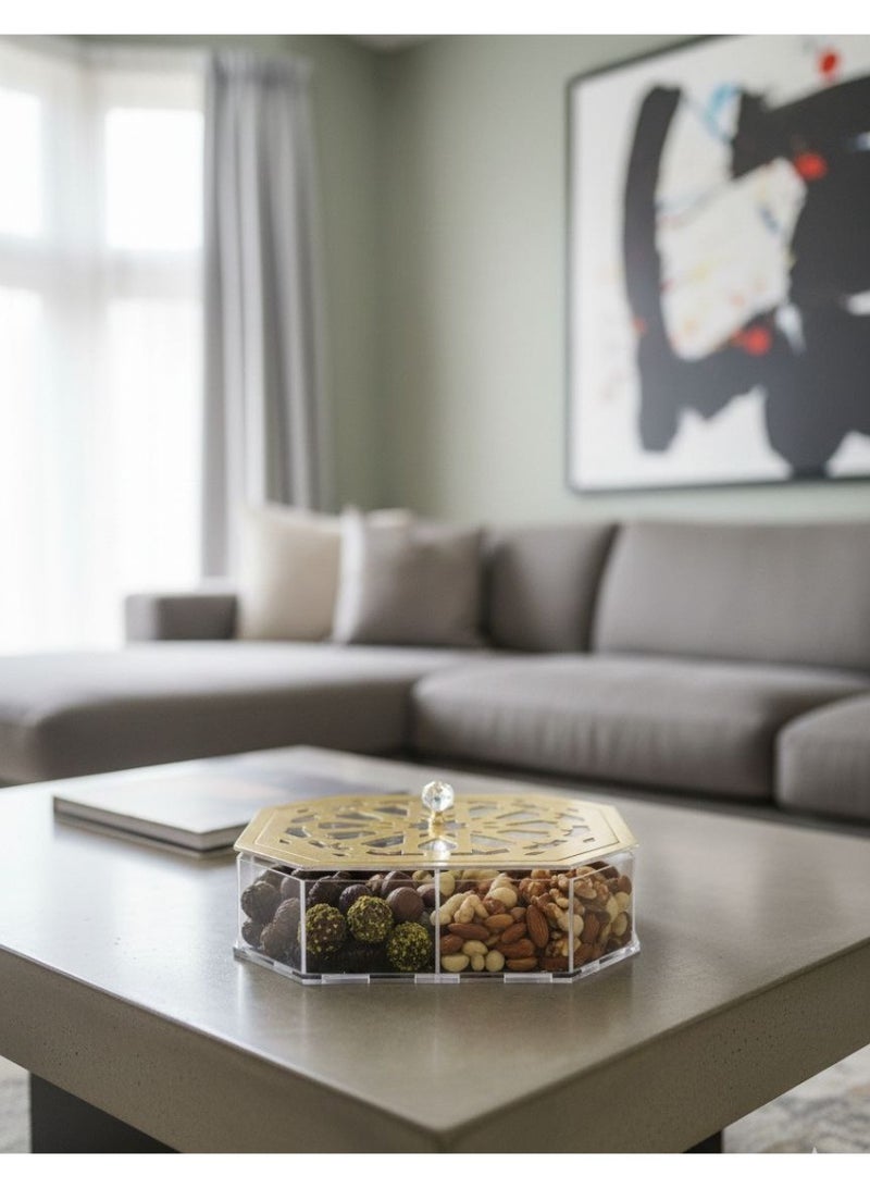 A serving tray for cakes, biscuits, chocolates, and nuts. - Image 4